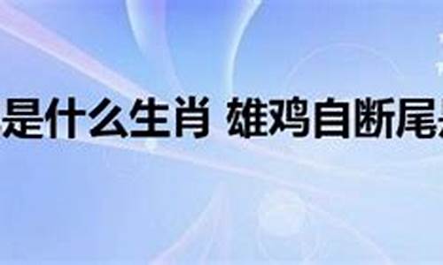 雄鸡断尾是什么意思-雄鸡断尾是什么意思指代表什么生肖