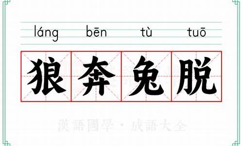 狼奔豕突成语故事-狼奔兔脱成语意思