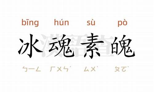 冰魂素魄什么意思-冰魂素魄意思和造句