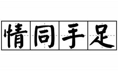 情同手足造句-情同手足造句简单一点