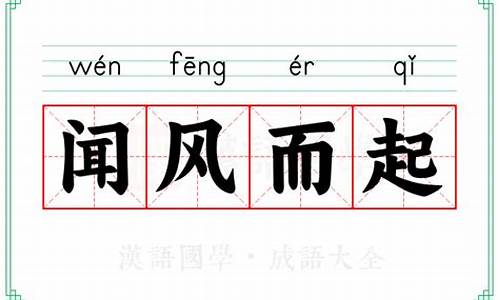 闻风而起打三个数字-闻风而起指什么生肖